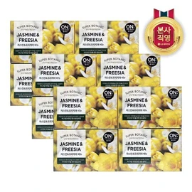 On the Body Super Botanic Soap Jasmine 80G / 온더바디 수퍼보타닉 비누 자스민 80G X 8입