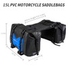 Waterproof Motorcycle Saddle Bag - 30L Travel Luggage Bag for