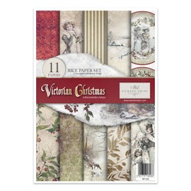 ITD Collection Victorian Christmas Rice Paper 29.7 x 21 cm RP033