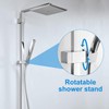Handheld Shower Rack Walquicks Adjustable Shower Head Holder, Hand Held