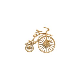Brooch Lapel Pin for Men Frosted Gold Vintage Cycle Broochfor Suit Tuxedo of Shirts Tie Hat Scarf