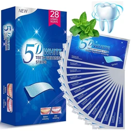 14Pares-28 Tira Tiras Blanqueadoras De Dientes, Tiras para Blanquear los Dientes, Tiras Blanqueadoras Dientes, Eficaces Para Limpiar Los Dientes Y Eliminar Manchas De Café Y Bebidas.