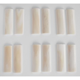 5 inch Smooth Rounded Camel Bone Scales Handle Set Pair Handles Material for Knife Making Blanks Blades Knives