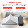 LUCK JINGLE Bluetooth Portable Printer, L86 Thermal Printers Wireless for