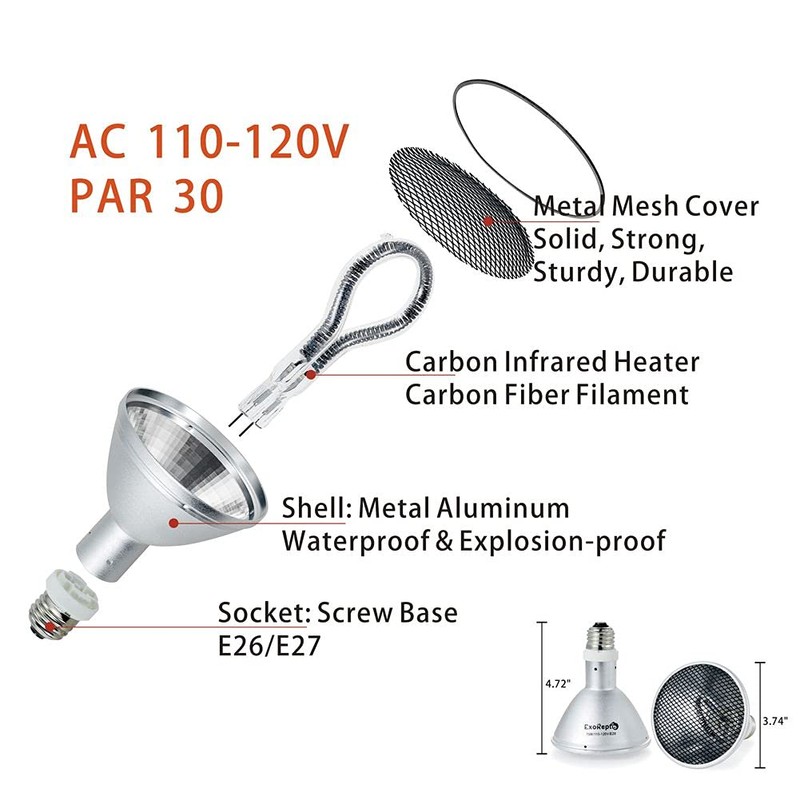 ExoRepti Reptil Heat Lamps