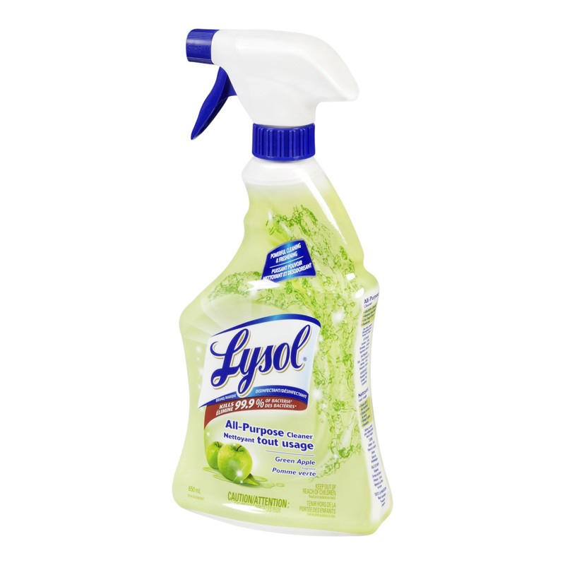 Lysol All Purpose Cleaner Trigger, Green Apple, Powerful Cleaning &