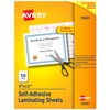 Avery Self-Adhesive Laminating Sheets, 9" x 12", Box of 50,-Case