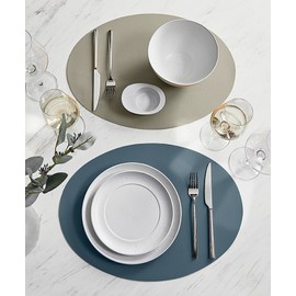 Casamia ZICZAC Togo oval mat_Taupe, single option / 까사미아 ZICZAC 토고오벌매트_토프, 단일옵션