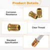 sourcing map 100 Pcs Threaded Insert for Wood, 5/16" -