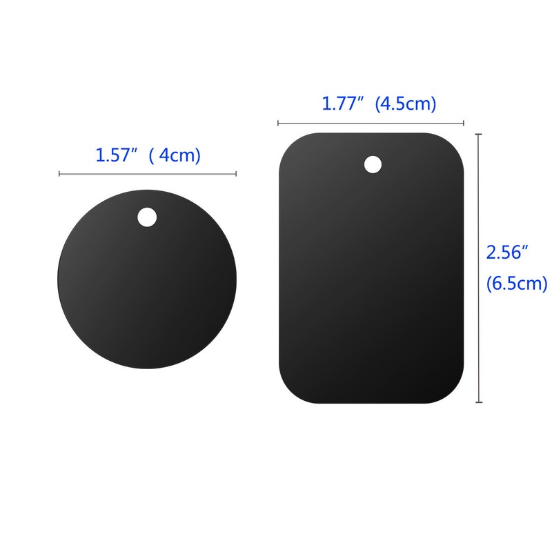 DSTELIN Universal Metal Plate 8 Pack for Magnetic Phone Car