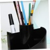 Operitacx Drehbarer Stifthalter aus Kunststoff Schwarz Multifunktionaler Stifte Organizer für