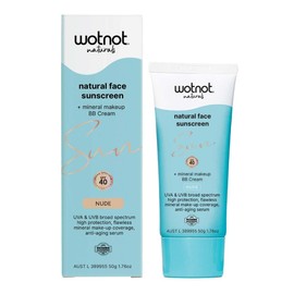 Wotnot Natural Zinc Sunscreen & BB+ Cream SPF, Nude 50g