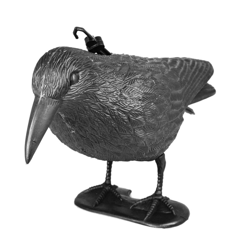 mgc24® Pigeon Scarer, Raven / Crow Decoy - Repels Pigeons,