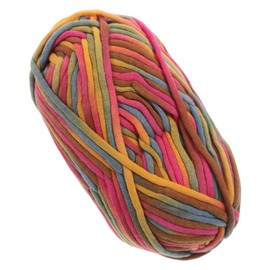 Tofficu Rainbow T Shirt Yarn for Beginners Soft Chunky Yarn for DIY Handcraft Projects for Bags Blankets and Cushions Cozy and Comfortable Crafting Material