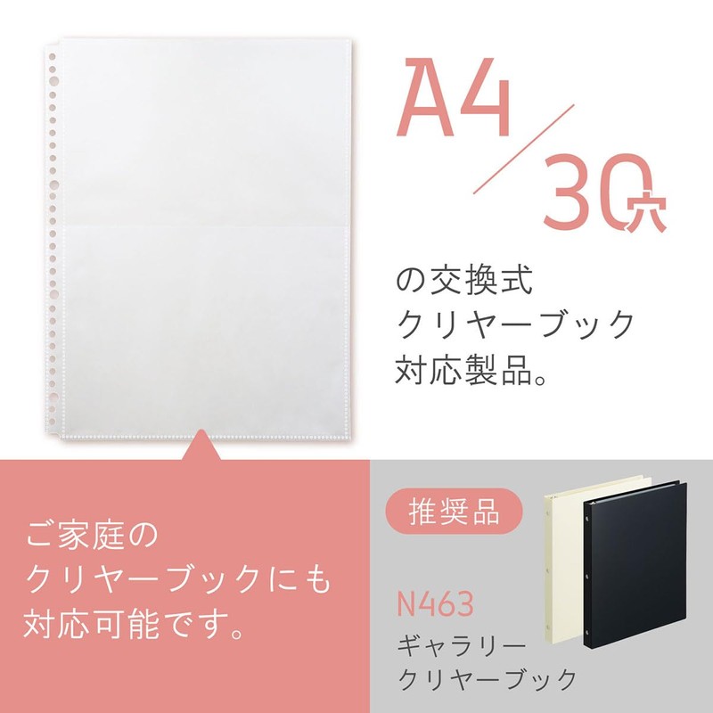 Lihit Lab Collel Clear Pocket A4+A5 A4 N473