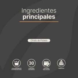 Citrato De Potasio De 120 Cápsulas. Potassium Citrate B Life