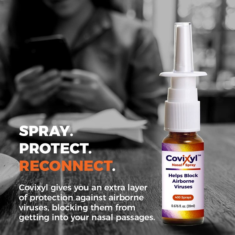 Covixyl Protective Nasal Spray, Immune Support and Aids Cold Defense,