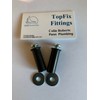 Top Fixing Toilet Seat Fittings 1 x Pair. Non Slip.