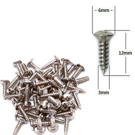 Screws for Guitar, Pack of 50 Guitar Bass Pickguard Screws Pickguard Screws Bass Pickguard Screw Set
