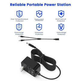 5V Charger for Dogtra Remote Training Collar Compatible with Dogtra 200C 202C 280C 282C YS300 YS600 iQ Series Remote Training E-Collar Charger Power Cord (UL Listed), Black