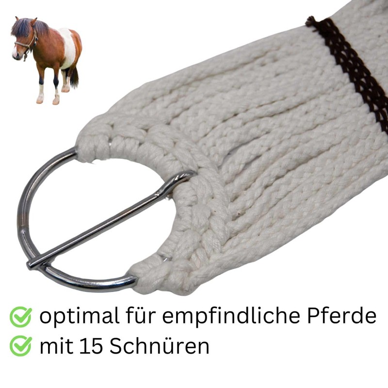 AMKA Western Saddle Girth, Cord Strap for Shetty Pony in