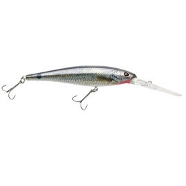 Berkley Flicker Minnow Fishing Lure, HD Spottail Shiner, 1/3 oz, 3 1/2in | 9cm Crankbaits, Realistic Minnow Profile, Sharp Dive Curve Gets to Fish Quickly, Equipped with Fusion19 Hook