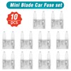 JatilEr Car Fuses Mini Blade 25 Amp, Mini Blade Fuses