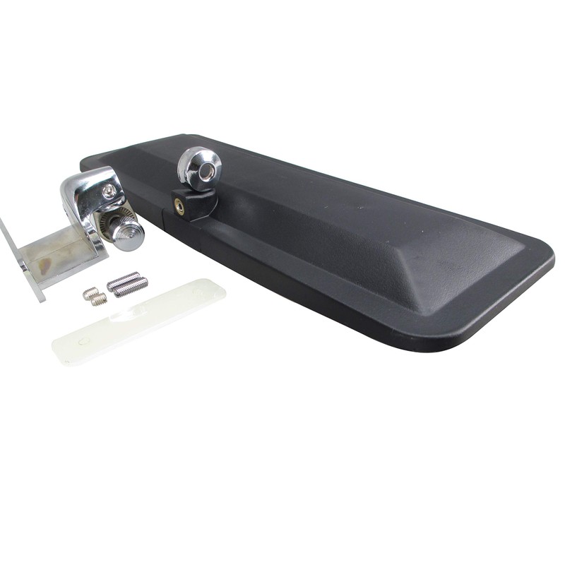 Pactrade Marine Boat Ski Wide Mirror Tinted Black Deck Windshield