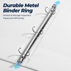 1 Inch 3 Ring Binders 12 Pack, Clear View Binder