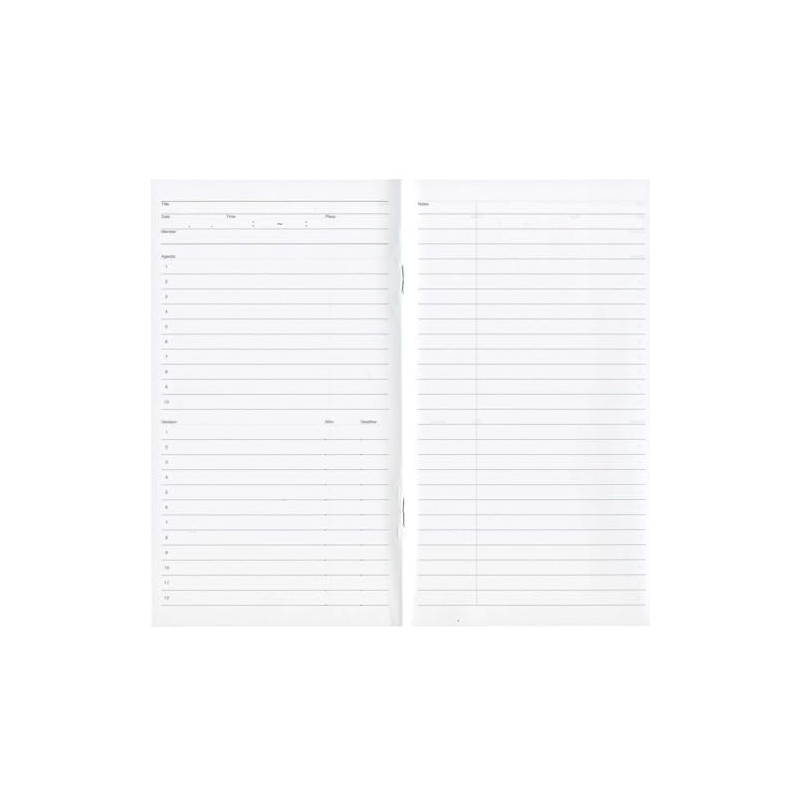A5 Slim Function Notebook, MEETING NOTEBOOK (Meeting Notebook) LDNT