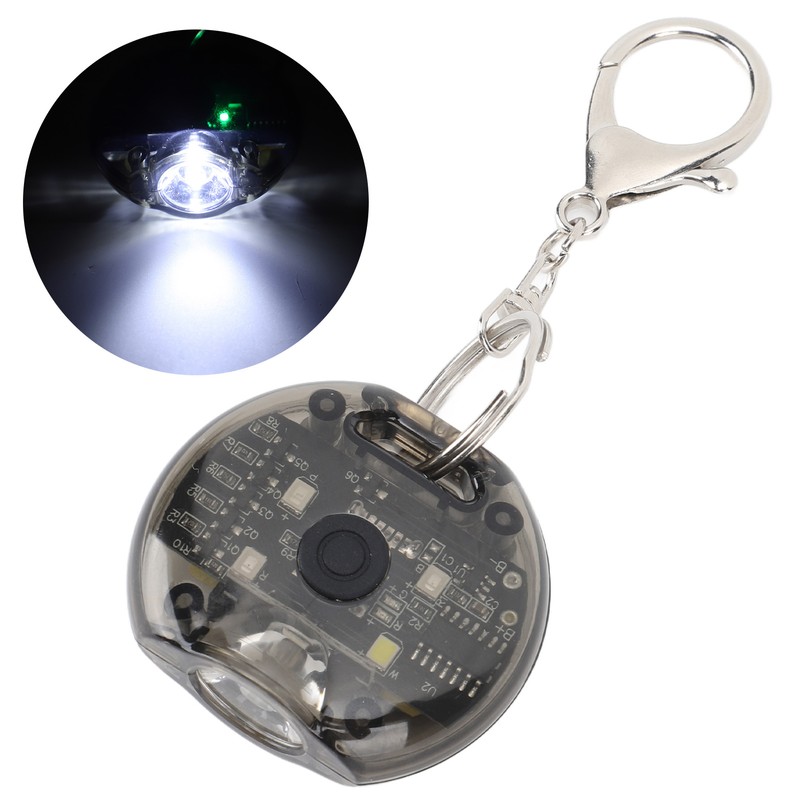 Outdoor Mini Strong Light Flashlight Portable Rechargeable Keychain Flashlight with