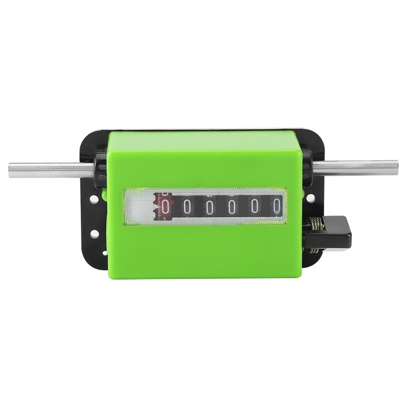 Rolling Meter Counter, 1 Pack 6 Digit Meters Rolling Mechanical