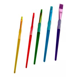 pinceler 5 Pinceles Brochas Acrilico Gouache Dibujo Pintura Acuarela