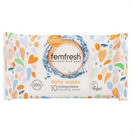 Femfresh Pocket Wipes 10 Travel Pack
