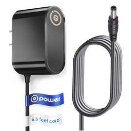 T POWER 6.6ft Long Cable AC Adapter for Monoprice 10204 2.5" 108118 Mini Display-Port Thunderbolt to DVI 2 DVI Output Converter & 2Bay Tooless USB 3.0 RAID Enclosure Power Supply Charger