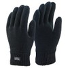 Thinsulate Extreme Thermal lined knitted Gloves black Small Medium (One Size)