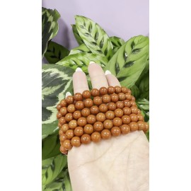 KayleeNYC Wholesale Lot 6 Pcs Natural Red Jasper 8mm 7.5” Crystal Stretch Bracelet