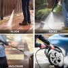 1850PSI 1.85GPM Electric Pressure Portable Car Washing Machine Automatic Power