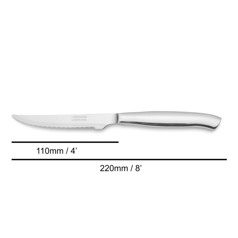 Arcos 375800 Table Messer - Steakmesser Tafelmesser - Monoblock aus