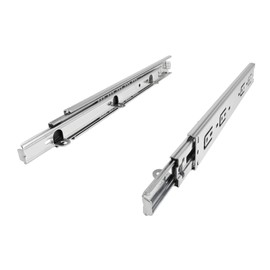 KV4-45-H45-L250-NF Full Extension Slides with Support Angle (Length 250 mm Inserted Load 45 kg) Telescopic Rail for Wooden Drawers 1 Pair Sotech