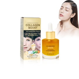 Advanced Collagen Boost Anti-Ageing Serum, Collagen Serum for Face, Deep Moisturising Nourishing Essence, Anti-Wrinkle Serum with Hyaluronic Acid & Vitamin C, Deep Anti-Wrinkles and Brightening
