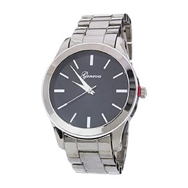 2Chique Boutique Men's Black Dial Fashion Bracelet Watch