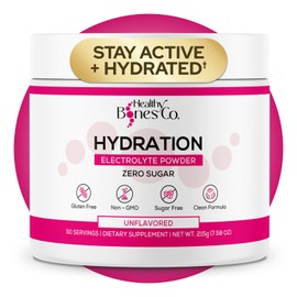 Sugar-Free Electrolyte Powder Drink Mix Fast Hydration (220 gr, Unflavored) with Key Electrolytes and Trace Minerals –Keto Friendly, Vegan