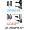 Arm Pads Caps Replacement for Humscale Liberty Office Chair, for