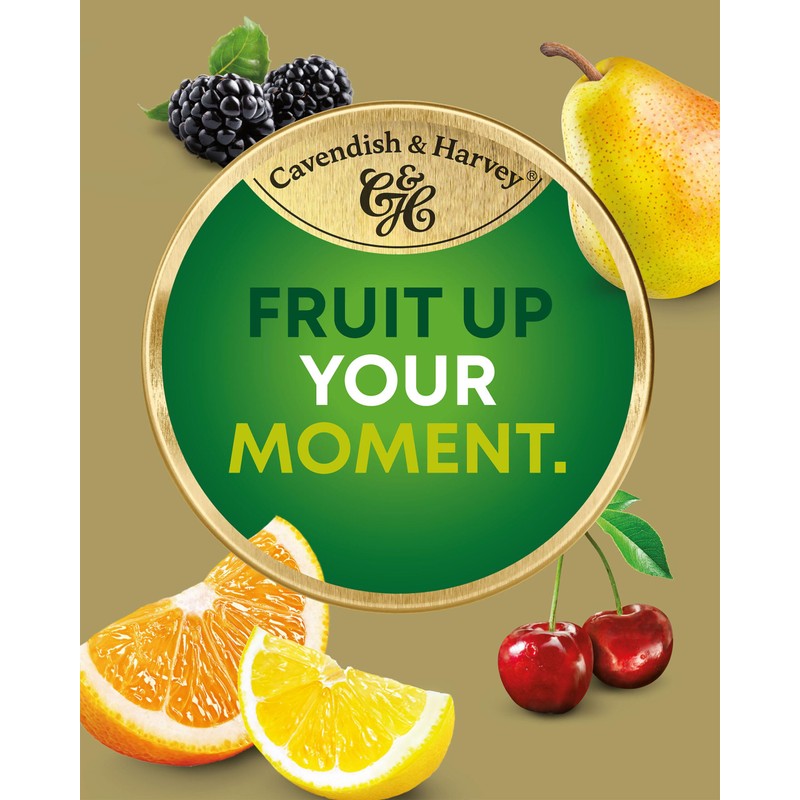 Cavendish & Harvey Sugar Free Mixed Fruit Drops, 175g