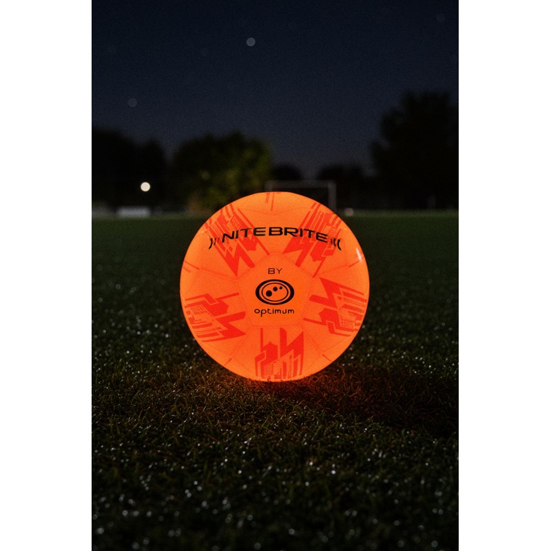 Optimum LED Light Up Football Size 5, Motion Activated for