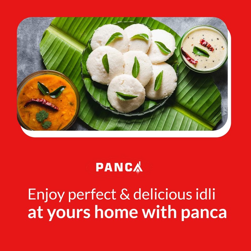 PANCA Idli Maker Stainless Steel Idli Cooker, Idli Steamer, Idly