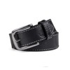 Timberland Big Boy's Leather Belt for Kids Accessory, black (buffalo),