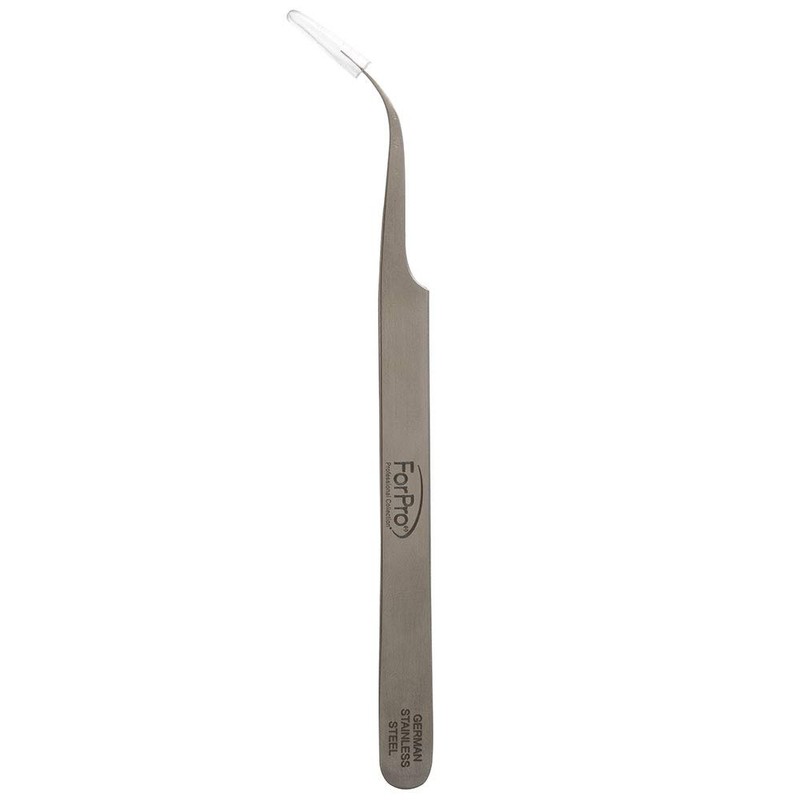 ForPro Professional Collection Precision Eyelash Tweezer, Stainless Steel