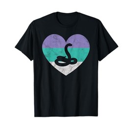 Snake Gift Shirt For Women & Girls Retro Cute | Cobra Python T-Shirt